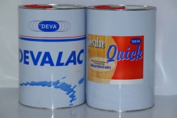 DEVA QUICK PLUS 2K - 10 L (5L+5L)  chemoutwardzalny lakier do parkietu z utwardzaczem