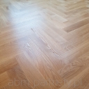 Parkiet lity Dąb Natur 22x80x550mm surowy do układania w dużą jodełkę