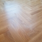 Parkiet lity Dąb Natur 22x80x550mm surowy do układania w dużą jodełkę