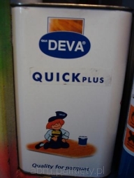 DEVA QUICK PLUS 2K  1+1 - komplet 2L  chemoutwardzalny lakier do parkietu z utwardzaczem
